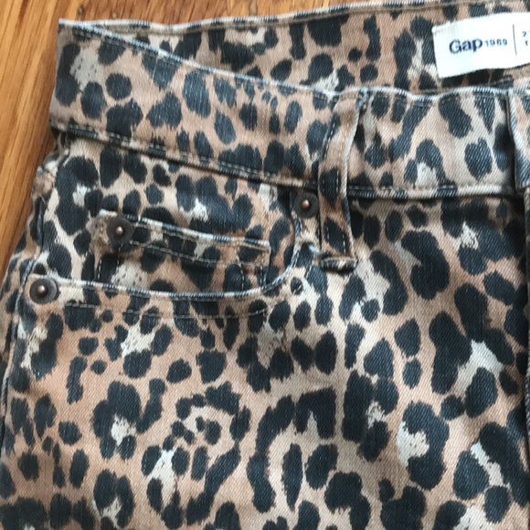 NWT Gap True Skinny leopard print jeans - Picture 4 of 8